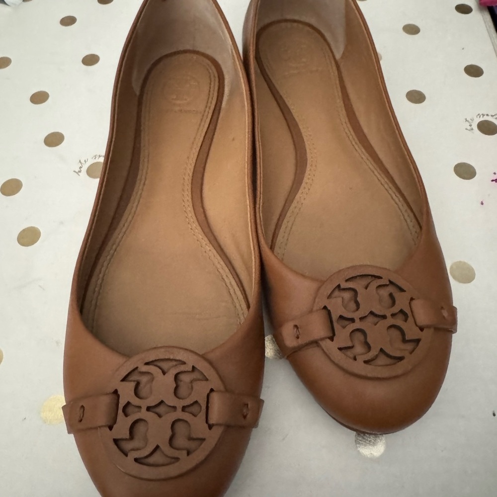 Tory Burch Tan Brown Flats